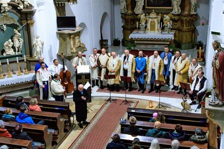 Advent & Vánoce * Mužský pěvecký sbor BRATŘÍČCI koncertoval ve velkopavlovickém kostele