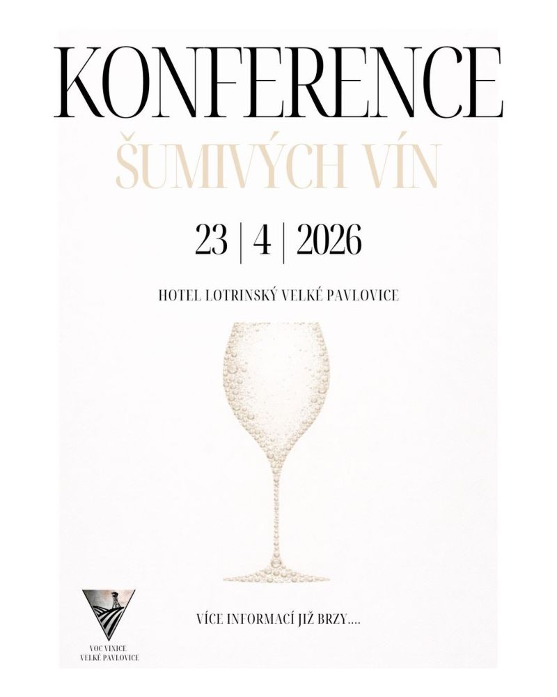 KONFERENCE ŠUMIVÝCH VÍN s VOC vinice Velké Pavlovice