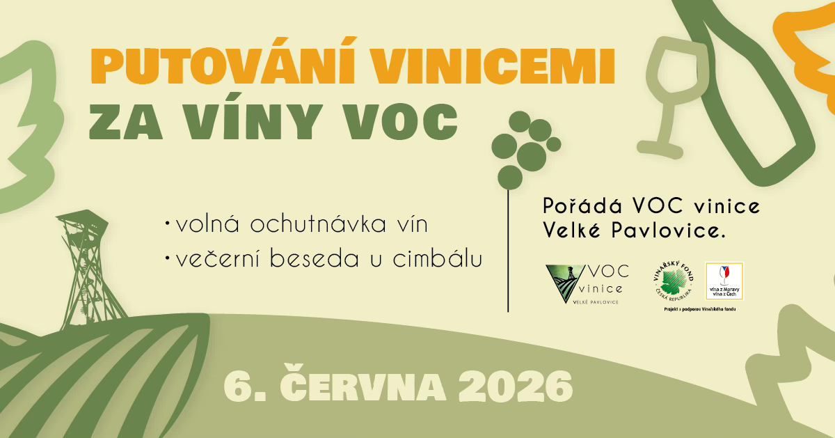 PUTOVÁNÍ ZA VINICEMI za víny VOC roku 2026