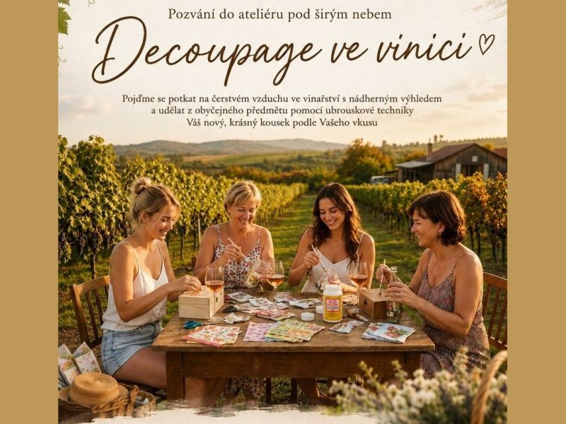 DECOUPAGE VE VINICI