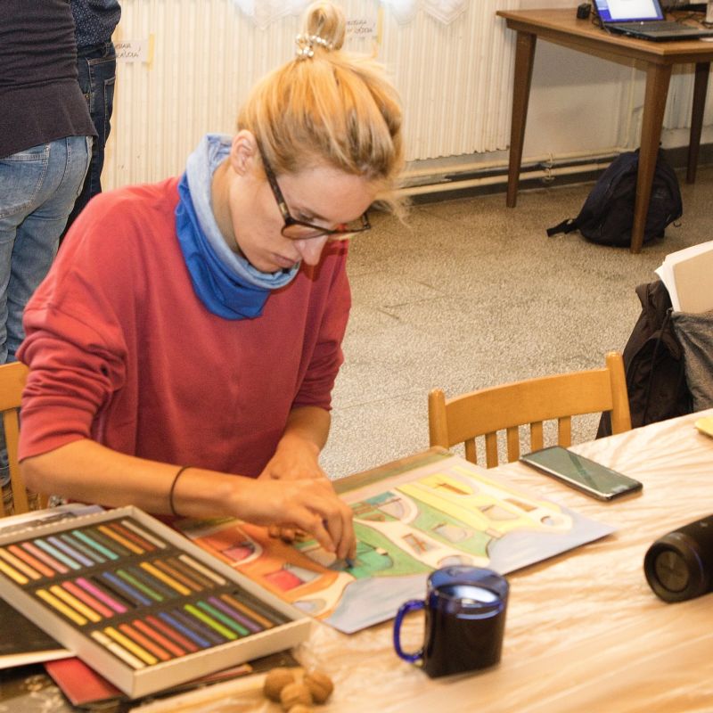 Plenér plný podzimních barev