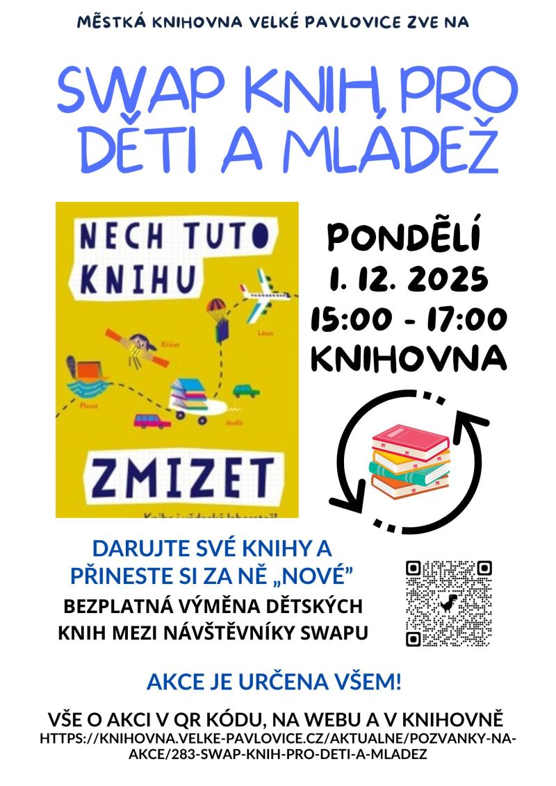 SWAP dětských knih  * Akce knihovny