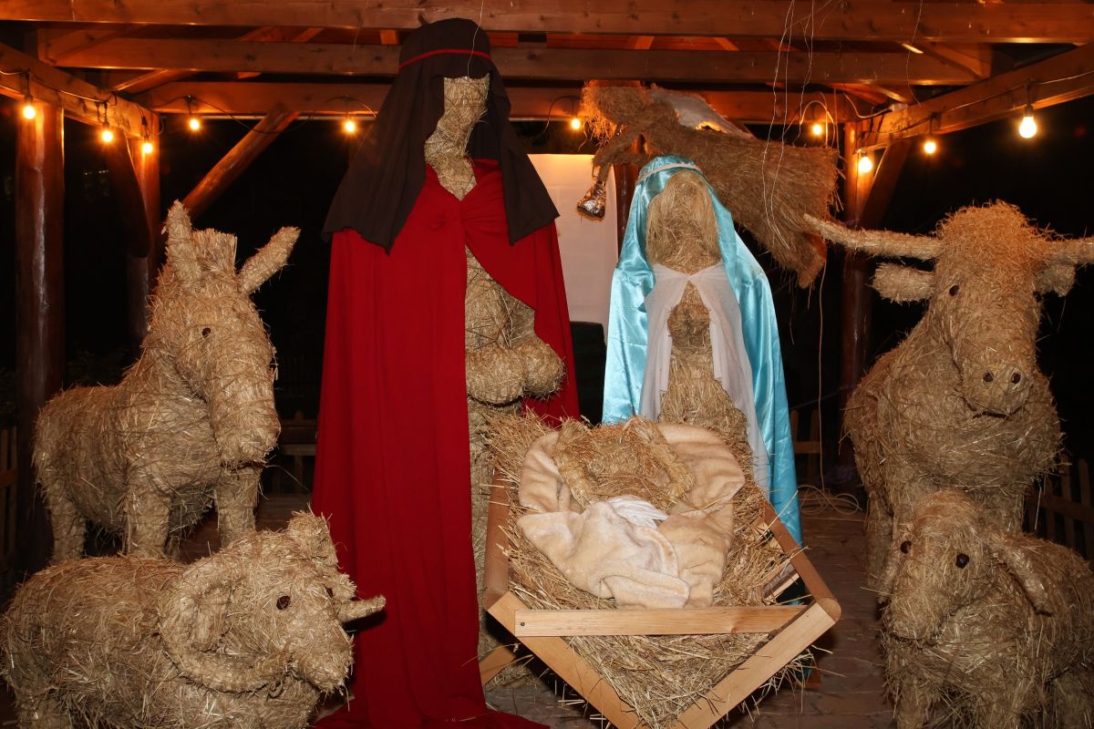 Betlém v zahradě ekocentra zve k zastavení