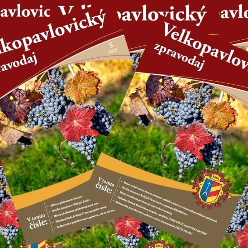 Velkopavlovický zpravodaj č. 5/2025 v prodeji