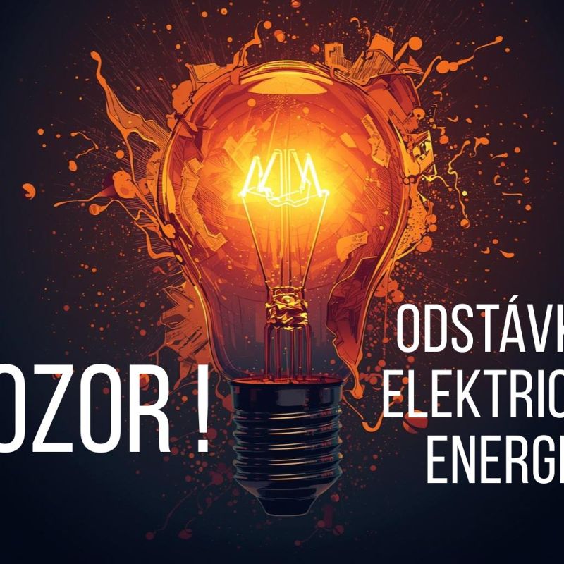Oznámení o přerušení dodávky elektrické energie dne 26. ledna 2026