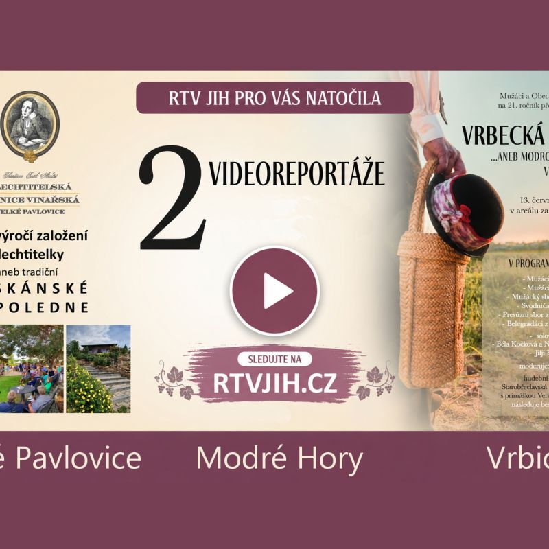 Dvě jednou ranou aneb Duo videoreportáží RTV Jih z Modrých Hor