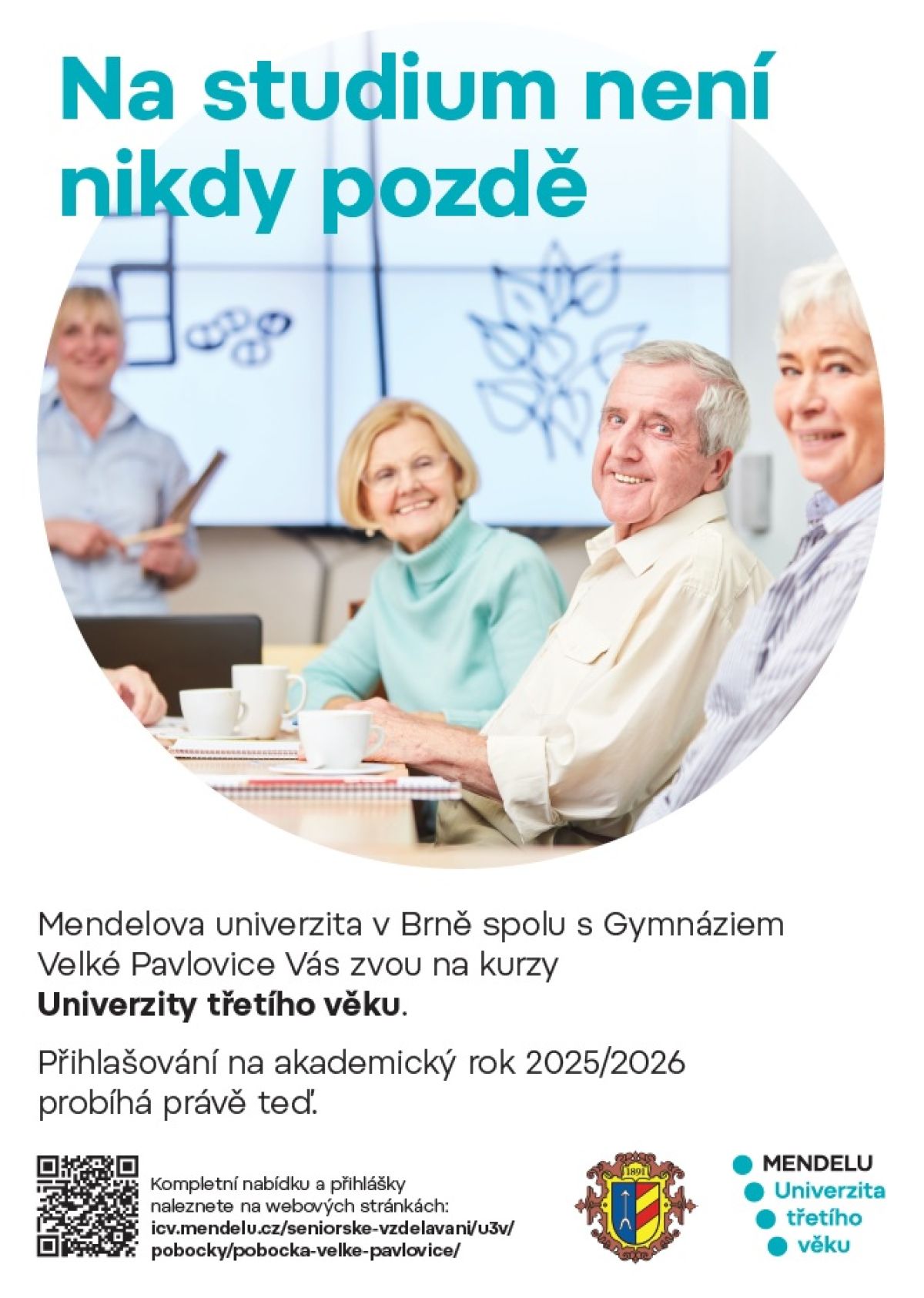 UNIVERZITA TŘETÍHO VĚKU ve Velkých Pavlovicích. Podejte si včas přihlášku