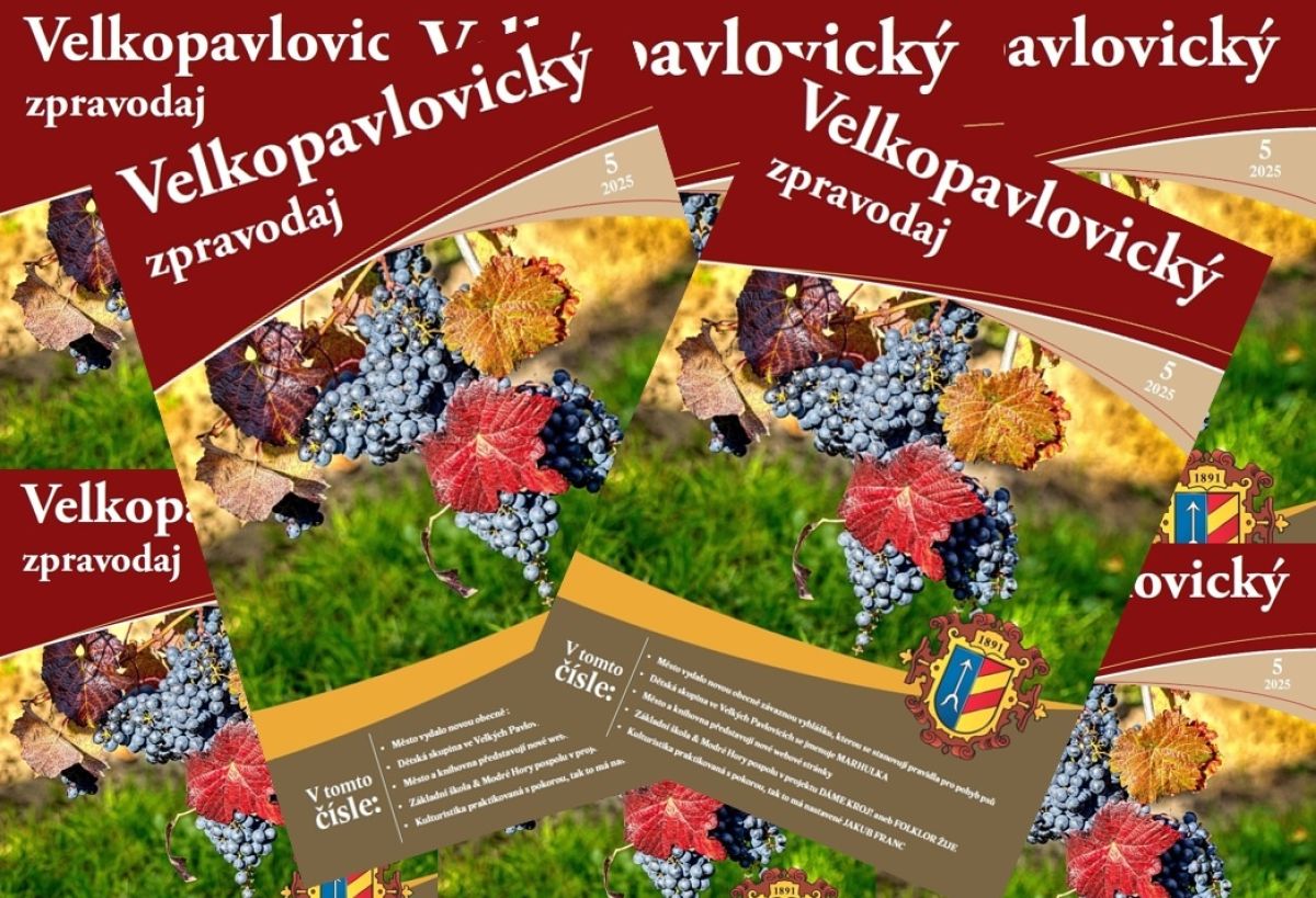 Velkopavlovický zpravodaj č. 5/2025 v prodeji