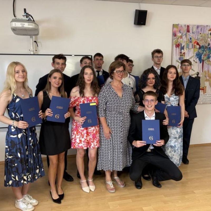 Slavnostní předání maturitních vysvědčení 2026