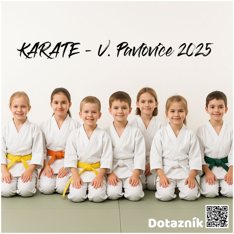 KARATE – VELKÉ PAVLOVICE . Měly by o tuto aktivitu vaše děti zájem?