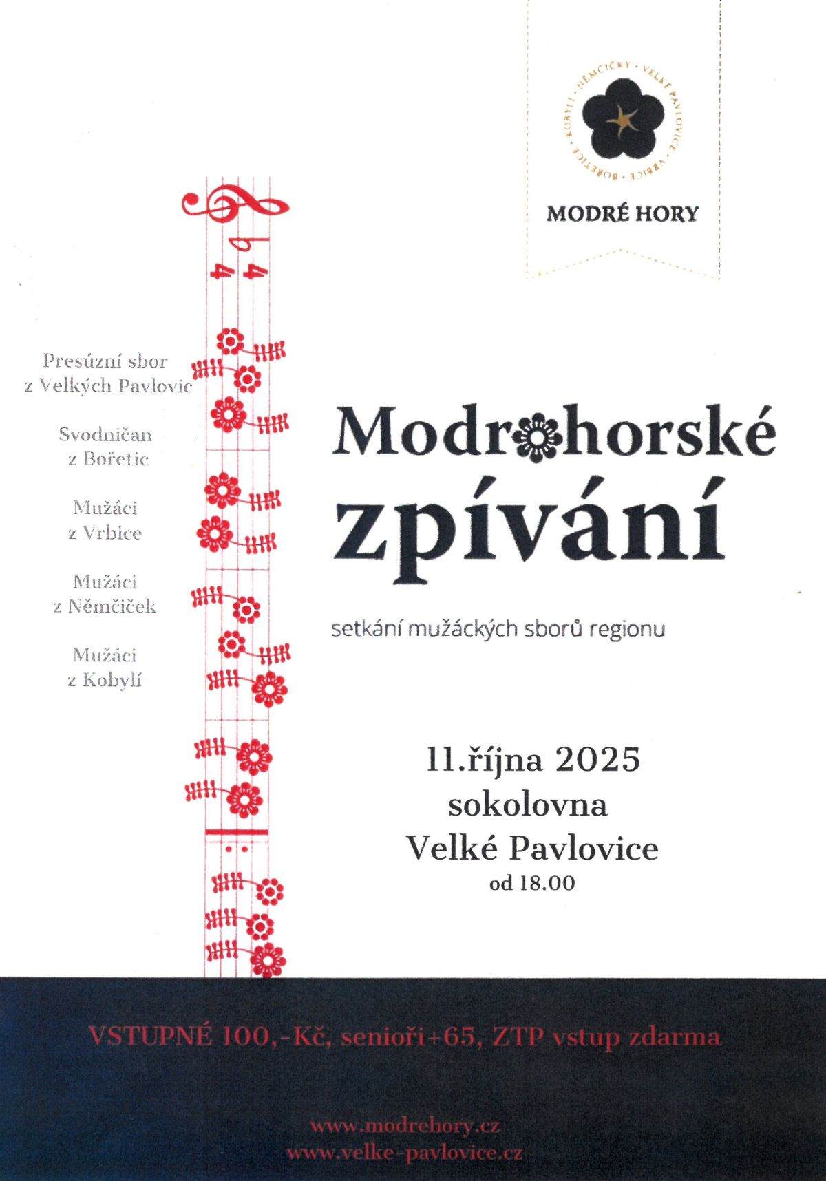 MODROHORSKÉ ZPÍVÁNÍ roku 2025