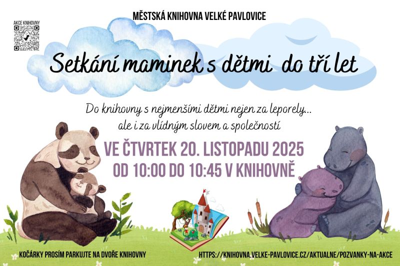 SETKÁNÍ MAMINEK S DĚTMI do 3 let * Akce knihovny
