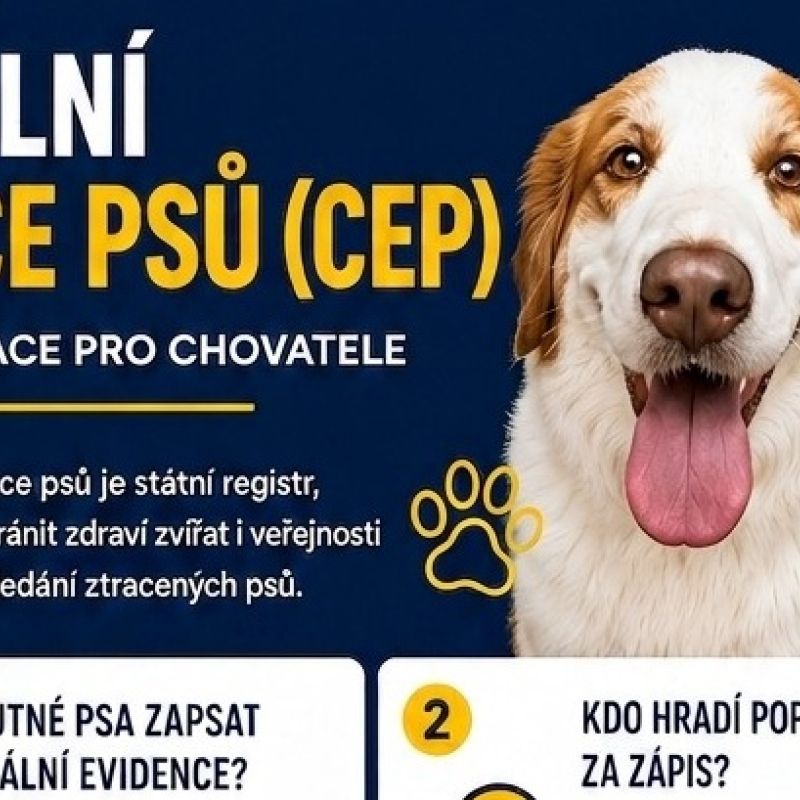 Spuštění informačního systému centrální evidence psů