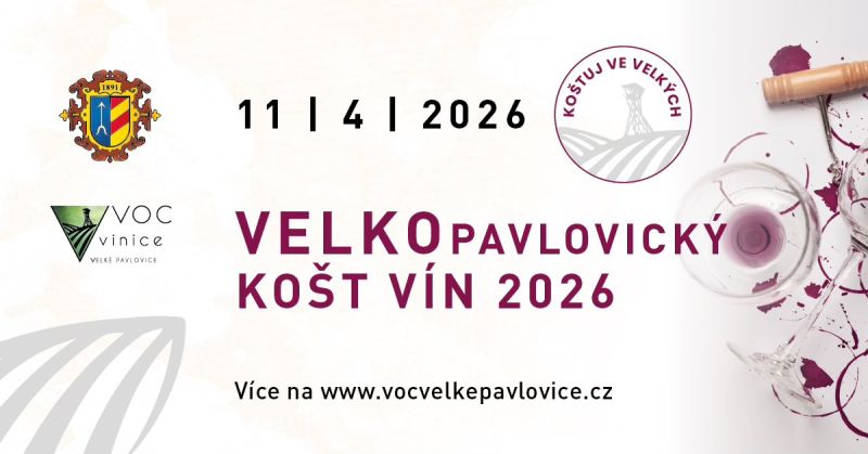 VELKOPAVLOVICKÝ KOŠT VÍN roku 2026