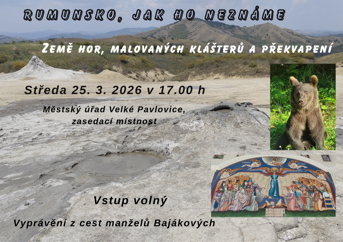 RUMUNSKO, JAK HO NEZNÁME * Beseda cestovatelů manželů Bajákových