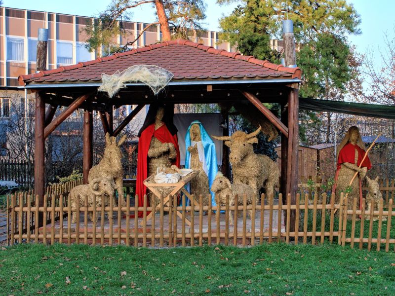 BETLÉM v zahradě Ekocentra Trkmanka
