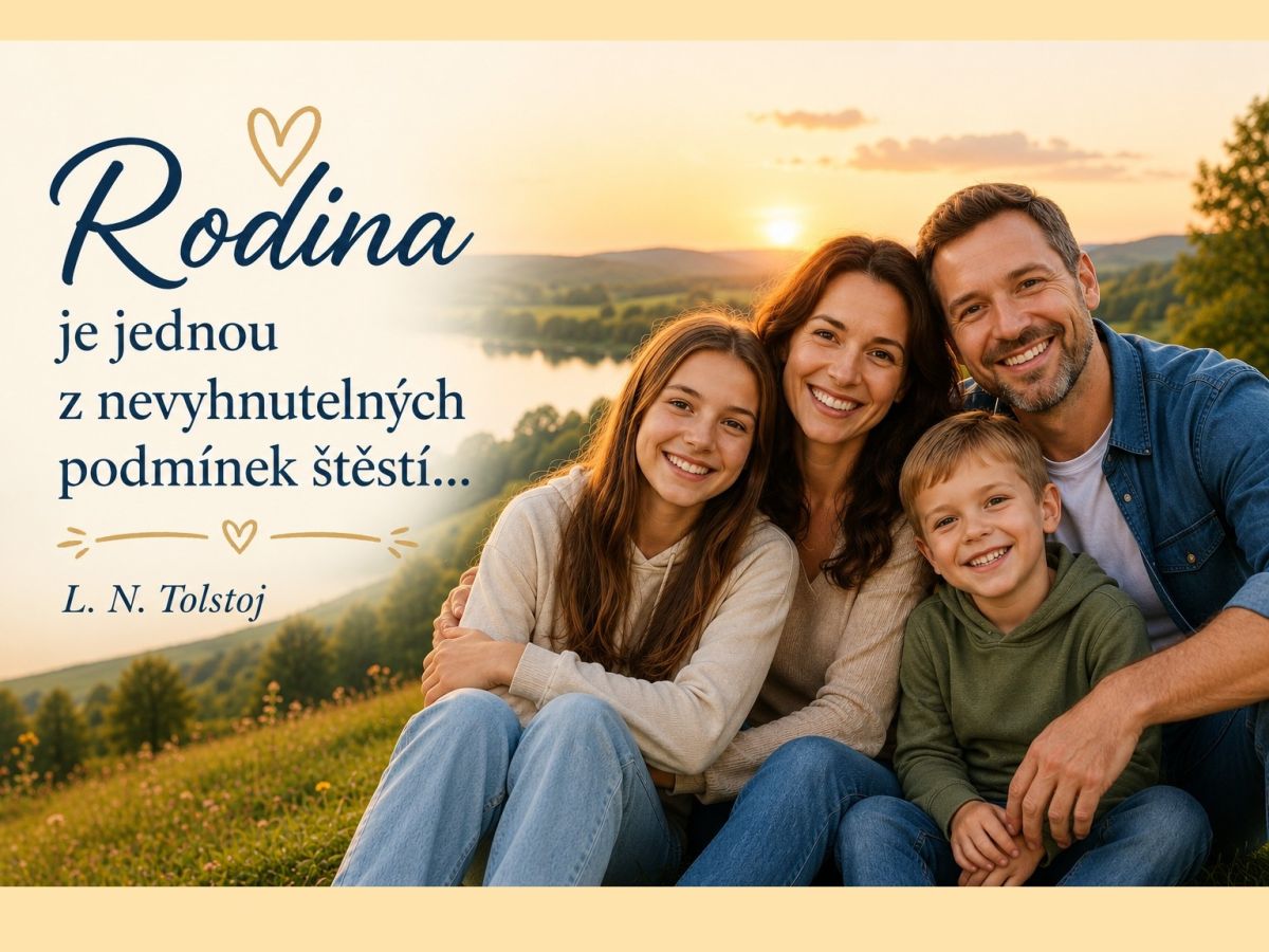 RODINA jako emocionální opora, zázemí a pocit bezpečí