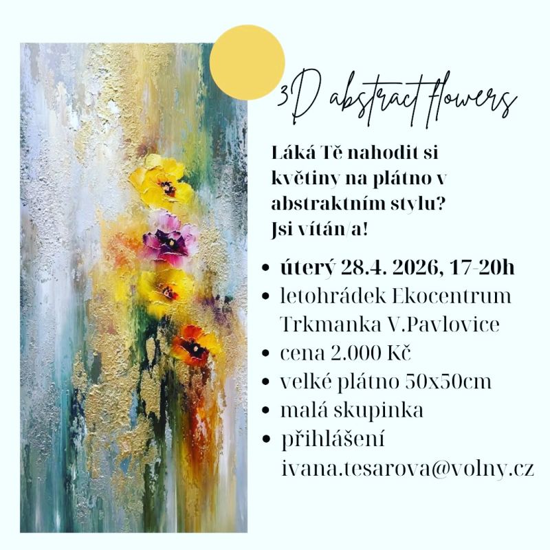3D ABSTRACT FLOWERS s Ivanou Tesařovou