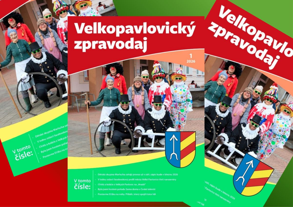 Velkopavlovický zpravodaj č. 1/2026 v prodeji