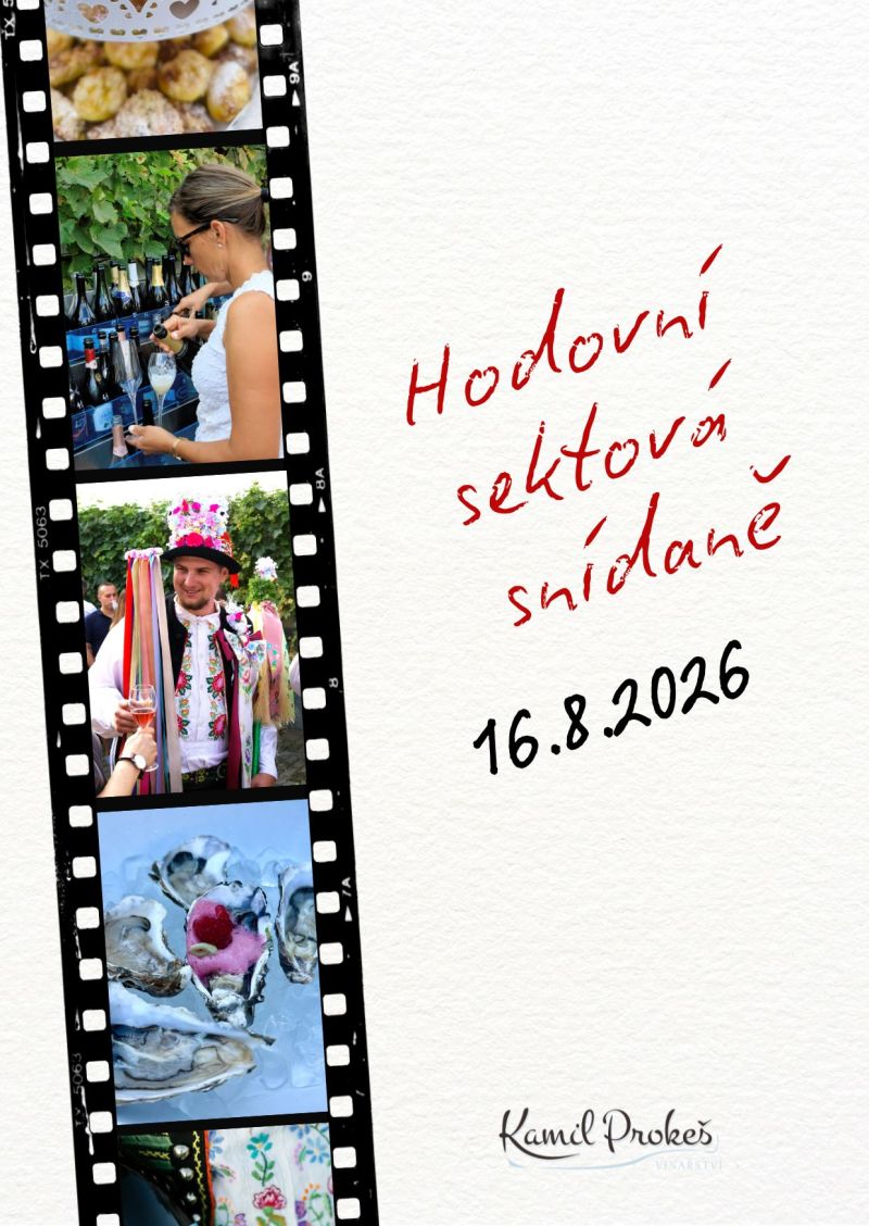 HODOVNÍ SEKTOVÁ SNÍDANĚ roku 2026 v Kamil Prokeš vinařství